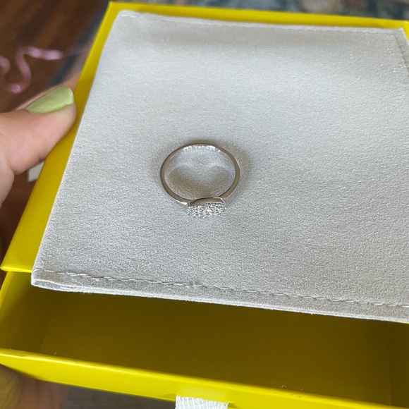 Kendra Scott Silver Ring with Crystal Accents - Picture 2 of 5